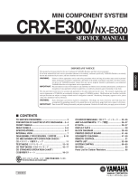 Yamaha CRXE-300 - Service Manual